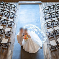 挙式会場内、上から