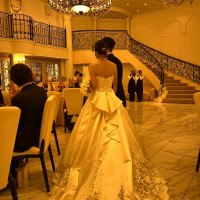 披露宴会場に入場のとき