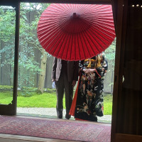 披露宴会場への演出