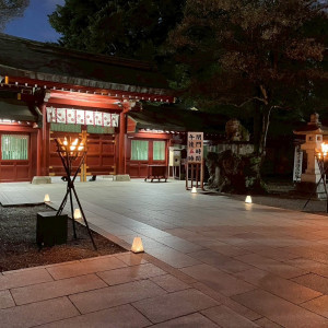 篝火挙式の様子|775764さんの大國魂神社 結婚式場の写真(2561399)
