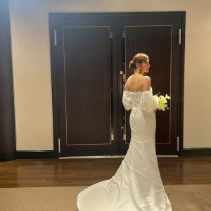 披露宴終了後の記念撮影の様子|775764さんの大國魂神社 結婚式場の写真(2561410)