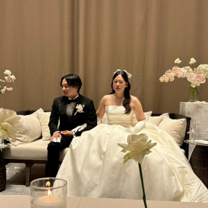 装花が本当に可愛いです♡繊細な色合いまで表現してくれます!|775820さんのザ・リバーサイドテラス広島ツリーズスクエアの写真(2562128)