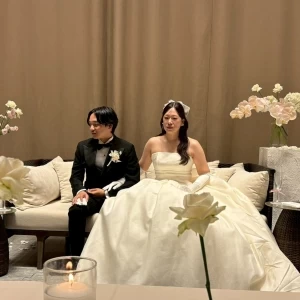 装花が本当に可愛いです♡繊細な色合いまで表現してくれます!|775820さんのザ・リバーサイドテラス広島ツリーズスクエアの写真(2562128)