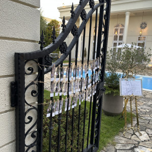 門にアイテムを飾ることもできます！|775836さんのアーカンジェル迎賓館（宇都宮）/テイクアンドギヴ・ニーズウェディングの写真(2561769)