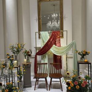 新郎新婦席は椅子のみでも対応可能！|775836さんのアーカンジェル迎賓館（宇都宮）/テイクアンドギヴ・ニーズウェディングの写真(2561760)