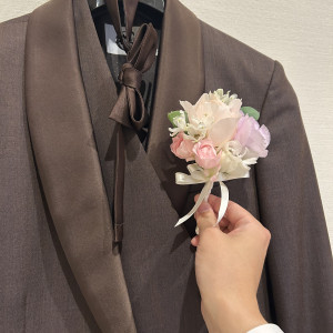 ブートニアも作ってもらえます！|775836さんのアーカンジェル迎賓館（宇都宮）/テイクアンドギヴ・ニーズウェディングの写真(2561787)