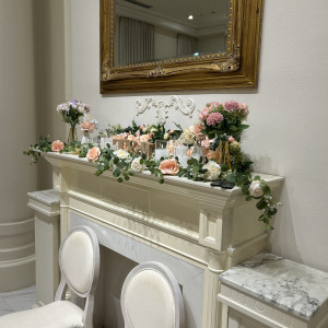 マントルピースの上も自由にアレンジできます！|775836さんのアーカンジェル迎賓館（宇都宮）/テイクアンドギヴ・ニーズウェディングの写真(2561777)