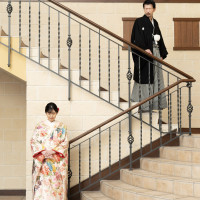 前撮り 大階段にて