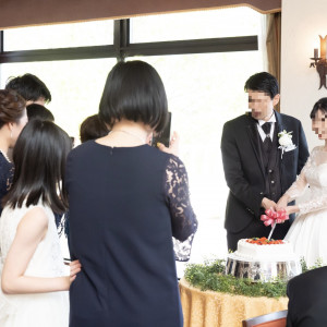 ケーキ入刀|775844さんのブルーミントンヒルの写真(2563412)