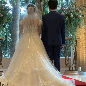 チャペル前方から入る光はとても綺麗でした|775850さんのアルタビスタガーデンの写真(2562850)