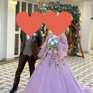 中庭で写真を撮りました!|775902さんのアールベルアンジェ名古屋の写真(2562096)