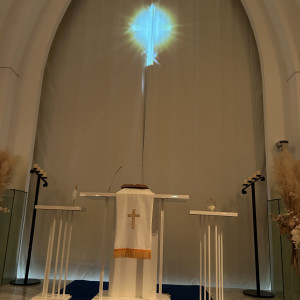 カーテンを閉めたチャペル|775934さんのベル・カーサの写真(2575381)