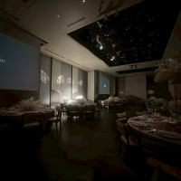 暗くなった時の披露宴会場