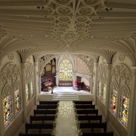 後方の2階からの景色