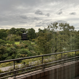 披露宴会場からの景色