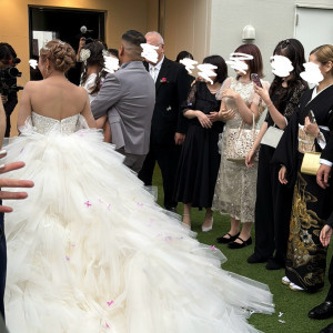 リボンがドレスにかかって可愛かったー!|776034さんのCasa d' Angela Aoyama(カサ・デ・アンジェラ青山)の写真(2562725)