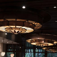 ウエルカムスペースの照明