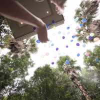 チャペルの外でできるバルーンリリース