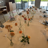 披露宴テーブル装花