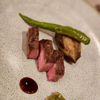 国産牛ロースの網焼き