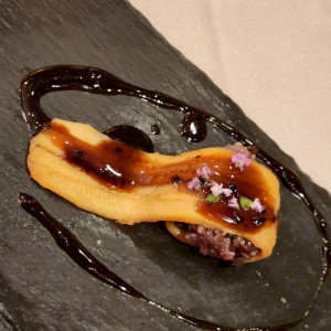 煮穴子とトリュフのお寿司仕立て|776074さんのWITH THE STYLE FUKUOKA（ウィズ ザ スタイル フクオカ）の写真(2563164)