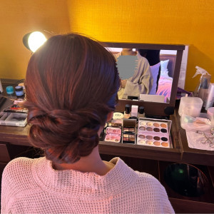 当日メイク風景|776074さんのWITH THE STYLE FUKUOKA（ウィズ ザ スタイル フクオカ）の写真(2563179)