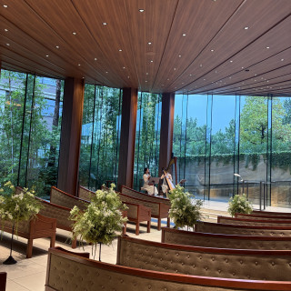 チャペルの後方からの景色