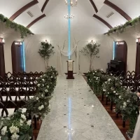 チャペルに入場した視点