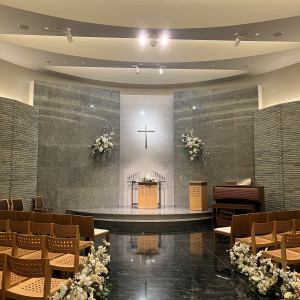 大理石の床と石のチャペル|776168さんのセルリアンタワー東急ホテルの写真(2563352)