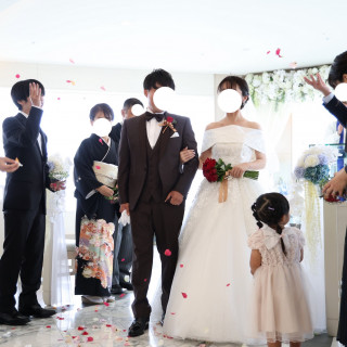 挙式後の退場