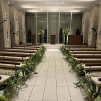 夜のヴィクトリアハウスのチャペル