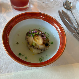 佐土原ナスとアワビ|776224さんのフェニックス・シーガイア・オーシャン・タワーの写真(2564408)