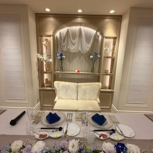 新郎新婦席|776233さんのアニヴェルセル 大阪の写真(2563734)