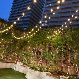 ウェルカムパーティスペースのガーデン|776233さんのアニヴェルセル 大阪の写真(2563736)