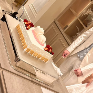 ウェディングケーキ　歯|776233さんのアニヴェルセル 大阪の写真(2563733)