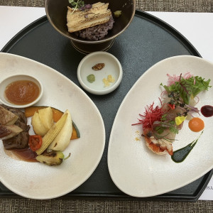 選ぼうと考えている料理の試食|776304さんのホテルモントレ ラ・スール大阪の写真(2564110)