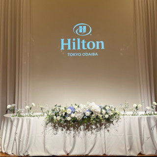 披露宴会場正面