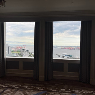 披露宴会場からの景色