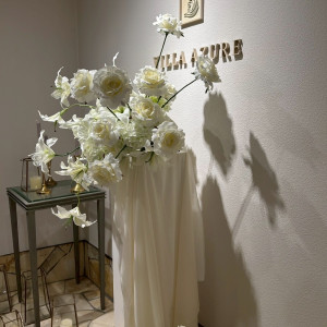 会場に向かう階段近くにあるモニュメントです|776310さんのアニヴェルセル ヒルズ横浜の写真(2564119)