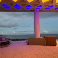 ラウンジに繋がるテラス