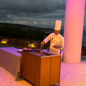 グリルパフォーマンス|776327さんのサザンチャペル／KIRANAH RESORT（キラナリゾート）沖縄の写真(2564170)