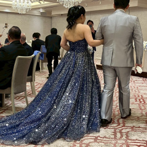 お色直し後再入場|776333さんのラ・テラスホール神戸（LASUITE LE PAN Bldg.）の写真(2564223)