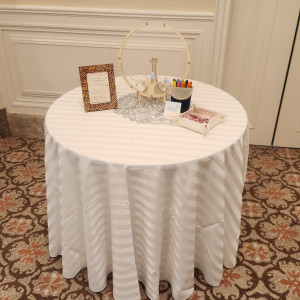 持ち込みのウェルカムボードセッティングしてもらいました|776333さんのラ・テラスホール神戸（LASUITE LE PAN Bldg.）の写真(2564225)