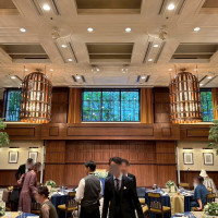 披露宴会場前方