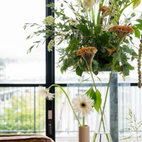 花言葉まで考えて選んでもらいました。