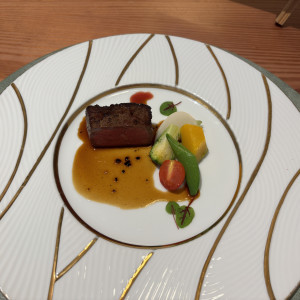 牛ロース（予約では牛フィレ肉だったので残念です）|776355さんの山手迎賓館（神戸）/テイクアンドギヴ・ニーズウェディングの写真(2574785)