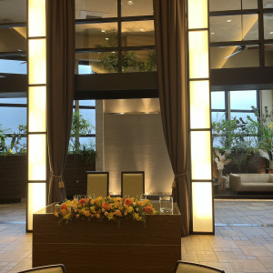 シックな雰囲気の披露宴会場があります|776363さんのアルカンシエル luxe mariage 名古屋(アルカンシエルグループ)の写真(2564375)