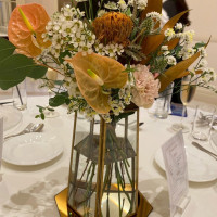 希望の秋をイメージした装花が希望通りでよかった