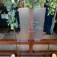 披露宴会場の入り口です