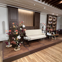 秋っぽさも加えたお花